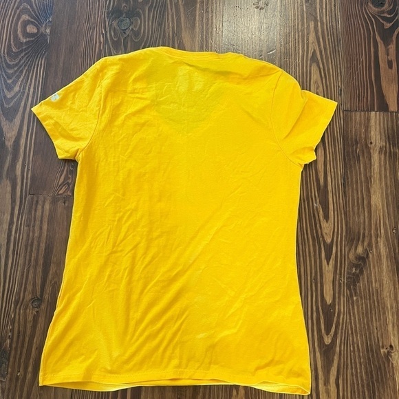 RUSSELL ATHLETIC Women’s LSU Tigers V-Neck Game Day Shirt Yellow Purple football - Picture 3 of 3